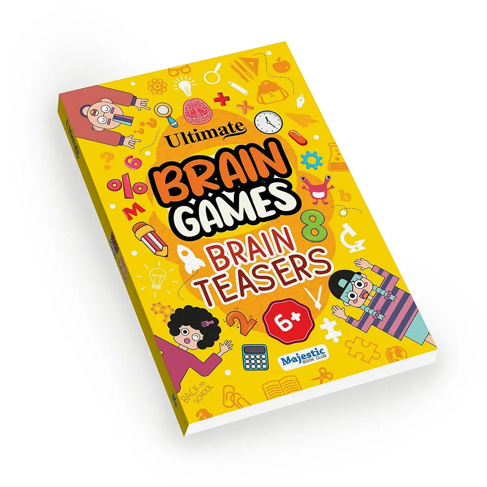 Brain Teasers for Kids  - Ultimate Brain Games: 120+ Stimulating Puzzles to Boost Problem-Solving and Critical Thinking Skills in children - | The Book Tree Books