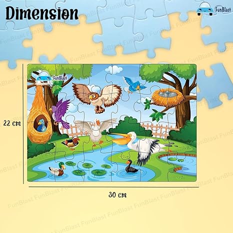 FunBlast Bird Jigsaw Puzzle for Kids Jigsaw Puzzle for Kids Multicolor