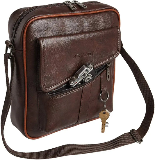 FUR JADEN Sling Cross Body Travel Office Business Messenger one Side Shoulder Bag Unisex