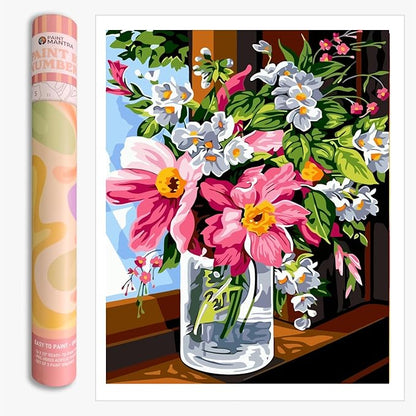 Paint Mantra Paint By Numbers Kit Premium Painting Kit In Gift Tube Packaging