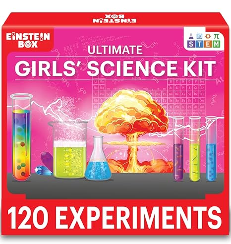 Einstein Box Ultimate Girls Science Kit for Girls Birthday Gift Stem Learning Toys
