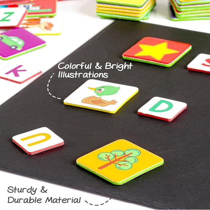 Firstcry Intelliskills Premium 208 Pieces Magnetic Spell & Learn Board for Kids | Learning & Educational Activities Toy