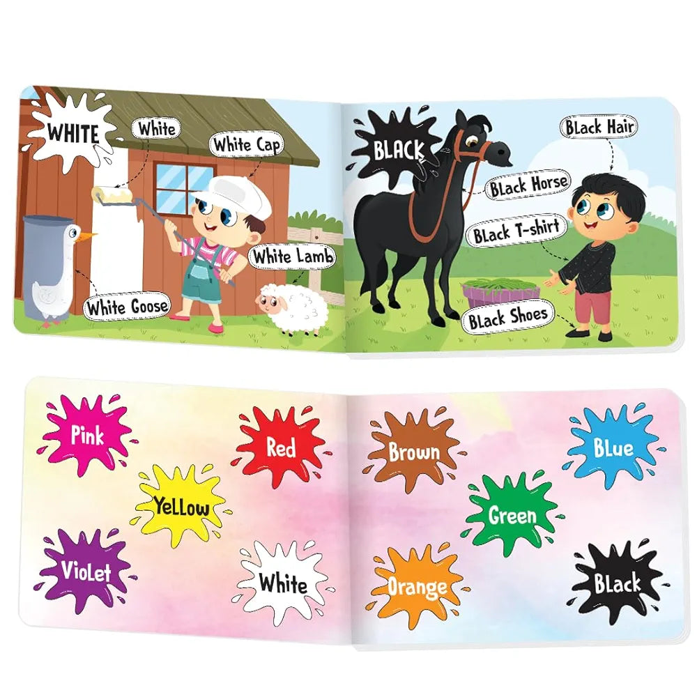 The Book Tree Picturepedia of Colours I Board Book for Kids Age 2+ I Bright & Colourful Pictures I Easy-to-Read Word Labels I Builds Vocabulary I Early Learning Picture Books for Children by Majestic Book Club