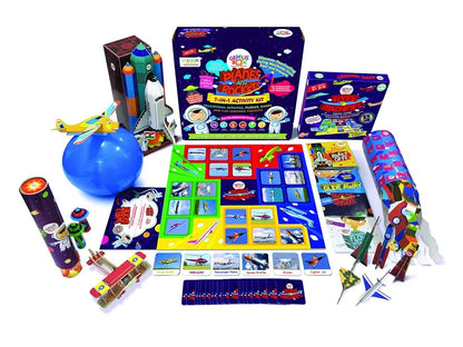 Genius Box Educational Toy for 5+ Year Age: Planes and Rockets DIY, Activity Kit, Learning Kit, Educational Kit, STEM Toy