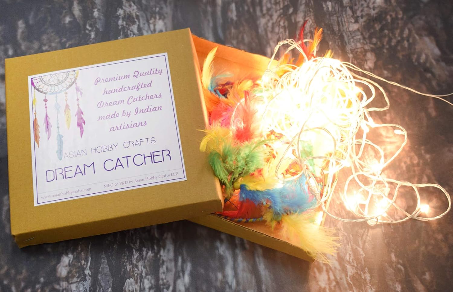 Asian Hobby Crafts Dream Catcher Wall Hanging | Pack of 1 | Clear