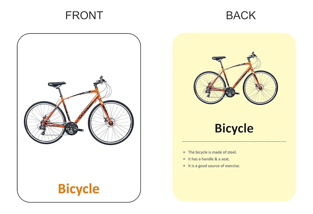 Gurukanth® Premium Vehicles Flash Cards for Kids Early Learning | Easy & Fun Way of Learning 1 Year to 6 Years Babies Smart Toys