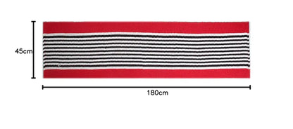 Saral Home Stripe Designer Soft Cotton Durable & Washable Multipurpose Rugs