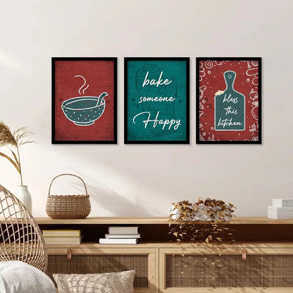 Kotart Restaurant Quotes Framed Posters for Kitchen Wall Decoration Kitchen 1
