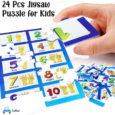 FunBlast Number Jigsaw Puzzle for Kids Jigsaw Puzzle for Kids