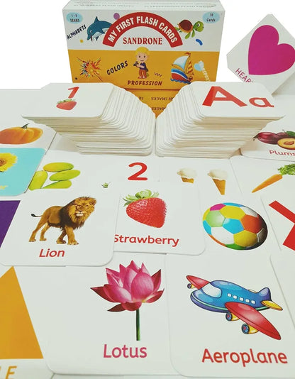 All in One Flash Cards Book for Kids Toys for 1-6 Years Old Boy and Girls 