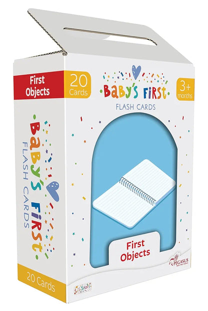 First Objects Baby's Flash Card Learning Educational Toy for Toddler Kids Ages 3 Month+ Best Birthday Gift Early Learning - 20 Cards for Upto 2 Years