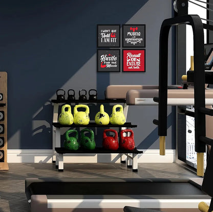 ArtX Paper Motivational Gym Exercise Quotes AXJ00144-MOT Wall Art Painting Set of 4