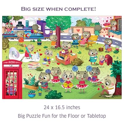 Chalk and Chuckles Chattychoo Cat 100 Piece Jigsaw Puzzle for Kids | Ages 5-10 Years | Educational Puzzle | Social Emotion Skills