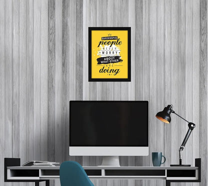 ArtX Paper Motivational Quotes Successful People Wall Frame Art Painting