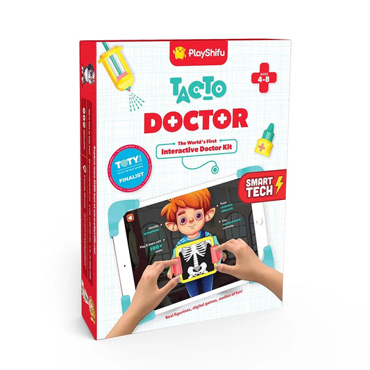 PlayShifu Tacto Doctor AR-Powered STEM Pretend Play Toys for Kids -STEM Kit with 3 Interactive Games and 100+ Fun Learning Levels 