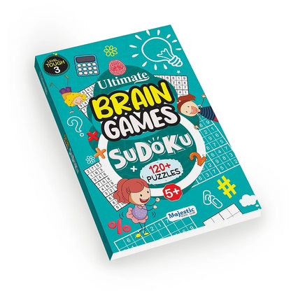 Sudoku Level 3 Tough for Kids  - Ultimate Brain Games: 120+ Advanced Brain-Boosting Puzzles for Smart Minds - | The Book Tree Books