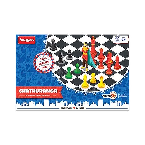 Funskool Games Chathuranga The Traditional Games of India Ancient Chess Kids