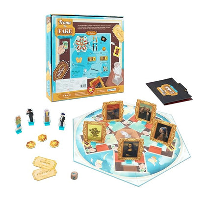 Bloomingo Board Game - Frame the Fake | Thrilling Art Heist Adventure Game for Kids & Adults