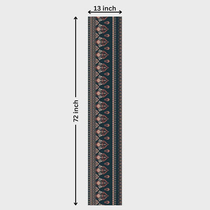 Ishro Home Premium Table Runner Colour The Blue