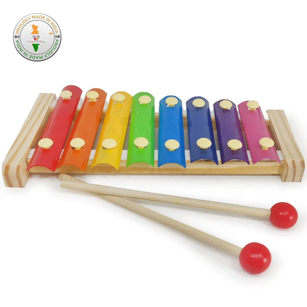 Trinkets & More® - Xylophone for Kids  Wooden Musical Instruments Piano Toy Baby Children Toddlers 6 Months + .