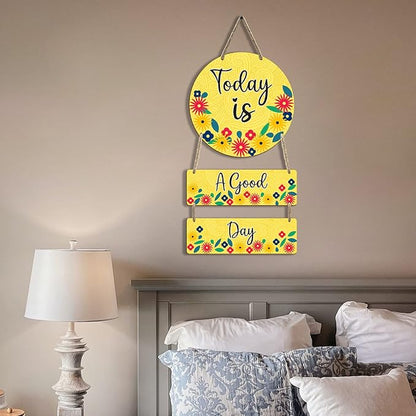 Sehaz Artworks Wooden Wall Hangings for Home Decoration Home Decor Items for Living Room Positive Quotes