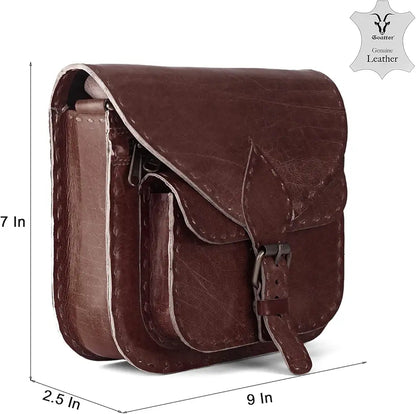 Goatter Genuine Leather Crossbody Sling Bag For Women