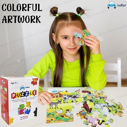 FunBlast Pet Animal Jigsaw Puzzle for Kids Jigsaw Puzzle for Kids