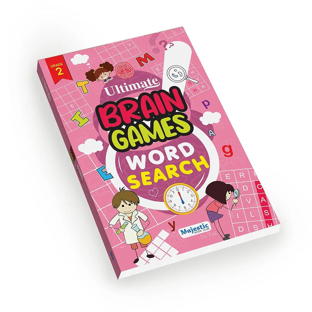 Word Search Grade 2 for Kids  - Ultimate Brain Games: 120+ Exciting Word Puzzles to Enhance Linguistic Abilities - | The Book Tree Books