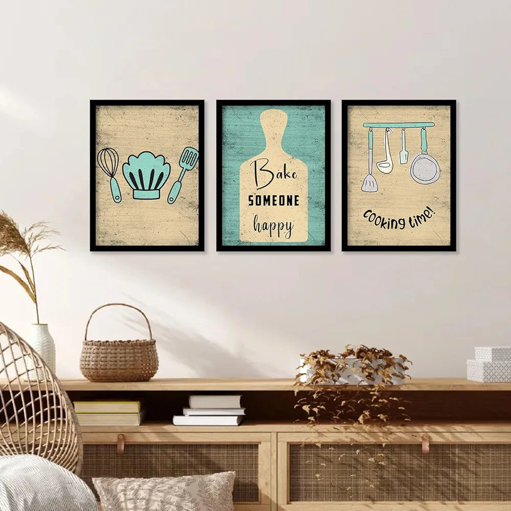 Kotart Restaurant Quotes Framed Posters for Kitchen Wall Decoration Kitchen 5