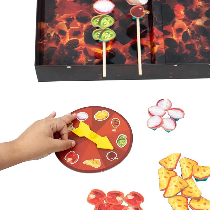 Bloomingo Board Game - Grill Thrill | Fun & Engaging Grilling Culinary Game | Make Fun Grill Recipies Culinary Creativity