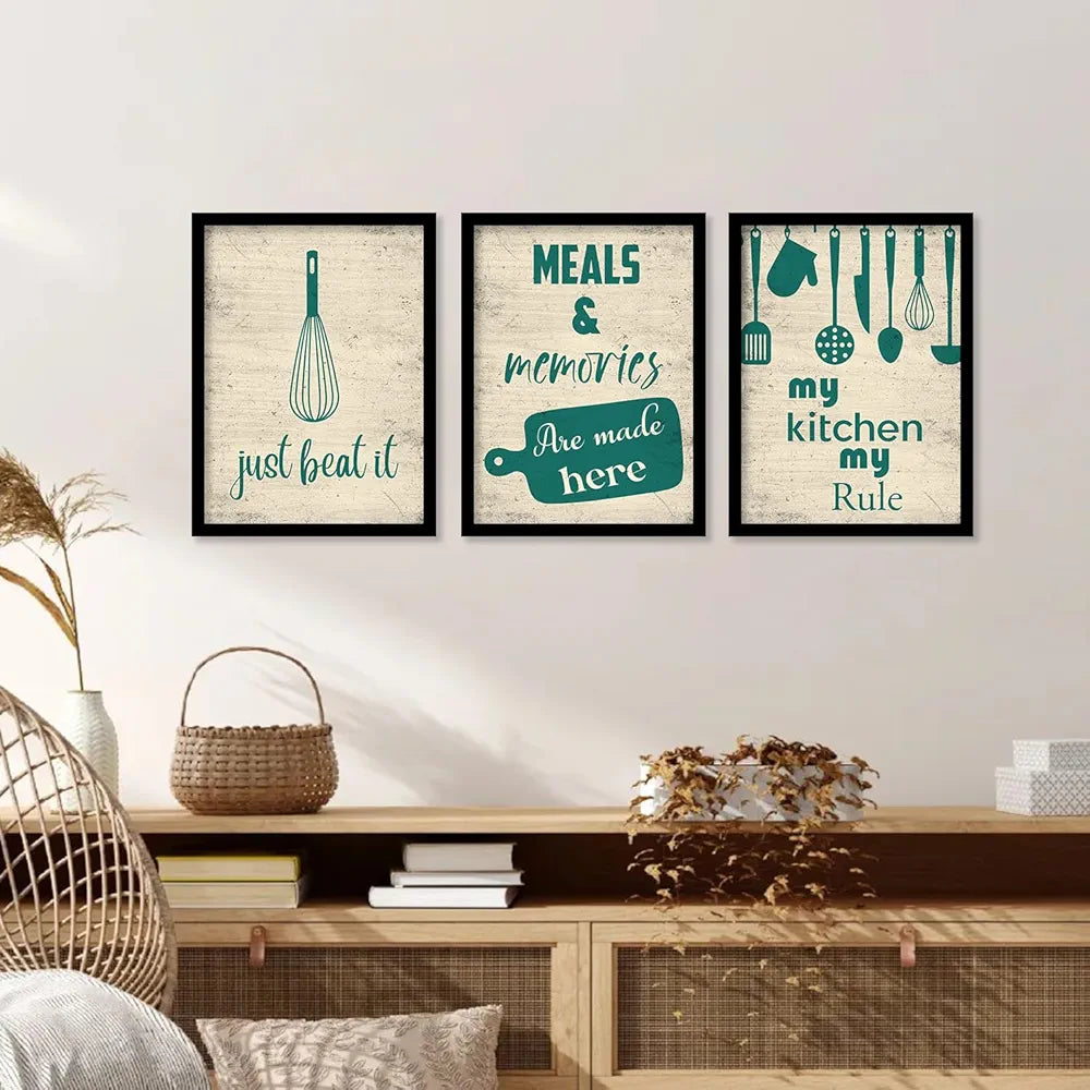 Kotart Wood Restaurant Quotes Framed Posters For Kitchen Wall Decoration Kitchen 6