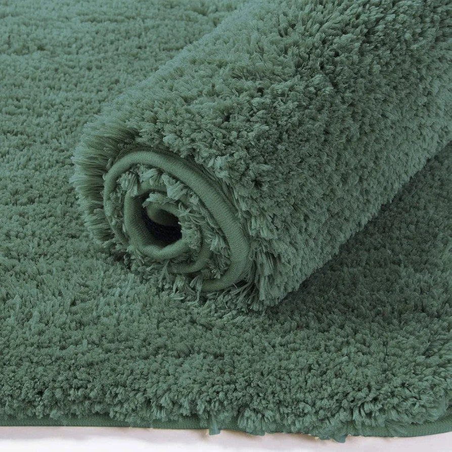 Luxe Home International Runner Super Soft Anti Skid Newman Rug For Bedroom Colour Green