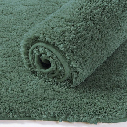 Luxe Home International Runner Super Soft Anti Skid Newman Rug For Bedroom Colour Green