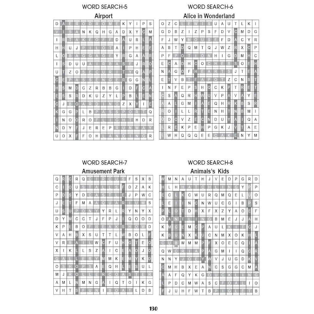 Word Search Grade 1 for Kids  - Ultimate Brain Games: 120+ Fun and Educational Puzzles to Boost Vocabulary and Reading Skills | The Book Tree Books