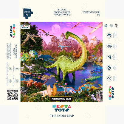 NESTA TOYS - Floor Puzzle & Game - Prehistoric Park, Jigsaw & Toddler Puzzles, Educational Toy, Gifts for Boys & Girls Ages 3, 4, 5, 6, 7 