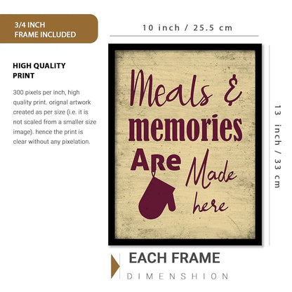 Kotart Restaurant Quotes Framed Posters for Kitchen Wall Decoration Kitchen 11