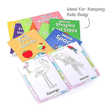 Firstcry Intelliskills My Colouring Book Set of 10 | Early Learning Books | 80 Pages