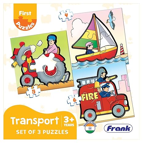 Frank Transport Theme Jigsaw Puzzle for Kids Above Educational for Focus and Memory - 10204