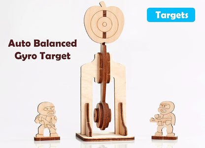 Funvention- for Little Scientist in Every Kid Handgun - Diy Functional Mechanical Model Stem 3D Puzzle Lerning Kit Collectible Building Kit With Rubberband Shooting & Storage,Pack Of 1,Multicolor