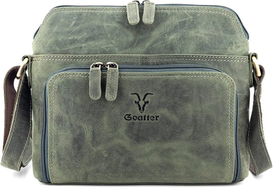 Goatter Genuine Leather Casual Sling Bag for Girls and Women