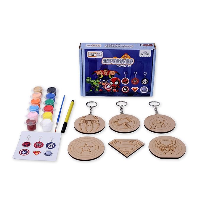Hobby India Super-hero Painting Kit's