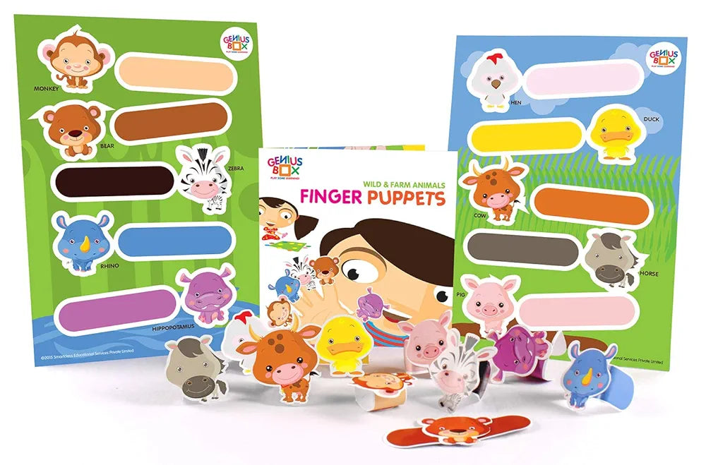 Genius Box - Play some Learning Activity Kit for 3+ Year Age: Amazing Animals DIY, Educational Toy, Learning Kit, Educational Kit, STEM Toy 30 Activity Kit