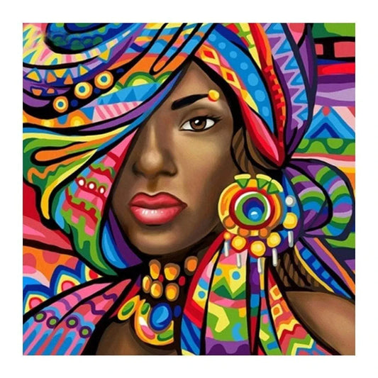 TREXEE DIY 5D Diamond Painting by Number Kits for Adults & Kids Full Drill Round Diamond Crystal Gem Art, Cross Stitch Crystal Rhinestone Embroidery Home Wall Decor Gift  