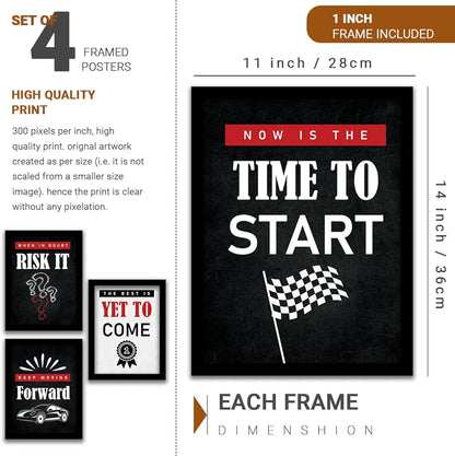 Kotart The Best is Yet to Come Framed Posters Inspirational Quotes Posters with Frame