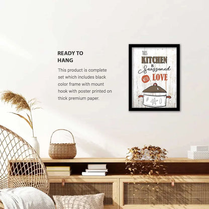 Kotart Engineered Wood Photo Frames For Kitchen And Restaurant Wall Design-2 Square