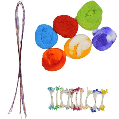 Asian Hobby Crafts Stocking Flower Making Kit | Small