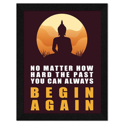 ArtX Paper Inspirational Quote Wall Art Painting Multicolor Motivational