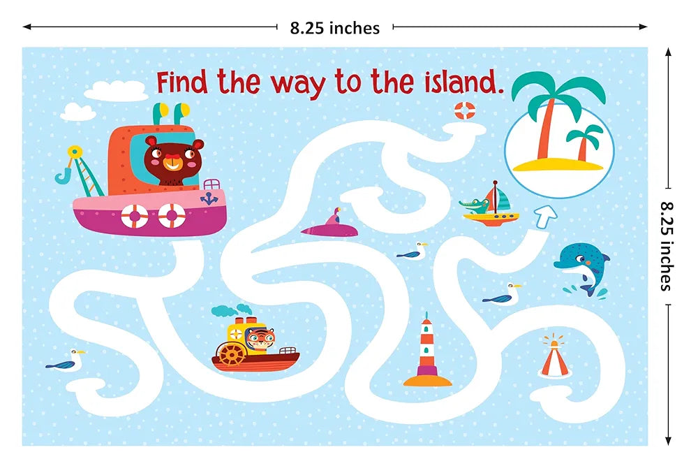 Popcorn Games & Puzzles Fine Motor Skills Wipe & Clean Reusable Learning Social_Skills Flash Cards 2+ Years Kids|Master The Motor Skills of Your Brain 16 Cards with Wipe & Clean Marker