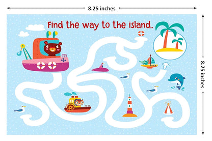 Popcorn Games & Puzzles Fine Motor Skills Wipe & Clean Reusable Learning Social_Skills Flash Cards 2+ Years Kids|Master The Motor Skills of Your Brain 16 Cards with Wipe & Clean Marker