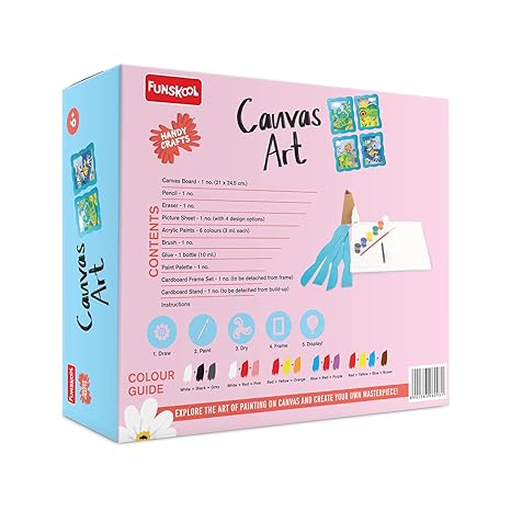 Funskool Handycrafts Canvas Art Art and Craft Kit Multicolor